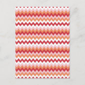 Zigzagpatroon 2 briefkaart (Voorkant)