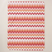Zigzagpatroon 2 sherpa deken (Voorkant)