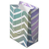zigzagpatroon inpakpapier medium cadeauzakje (Voorkant Gekanteld)