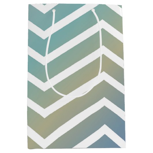 zigzagpatroon inpakpapier medium cadeauzakje (Voorkant)