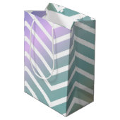zigzagpatroon inpakpapier medium cadeauzakje (Achterkant Gekanteld)