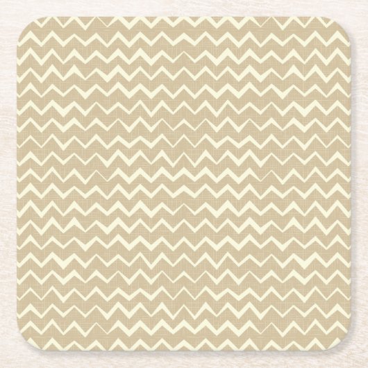 Zigzagpatroon Kartonnen Onderzetters (Voorkant)