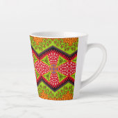 zigzagpatroon latte mok (Rechts)