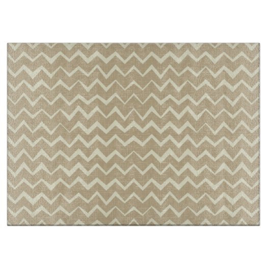 Zigzagpatroon Snijplank (Voorkant)