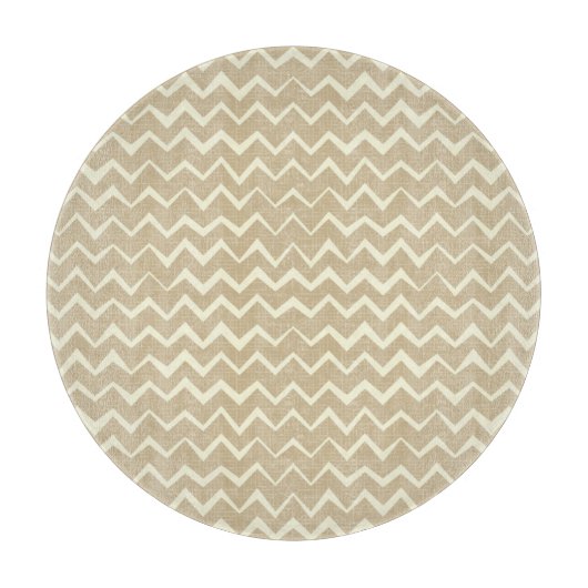 Zigzagpatroon Snijplank (Voorkant)