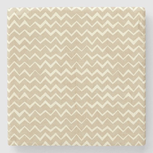 Zigzagpatroon Stenen Onderzetter (Voorkant)