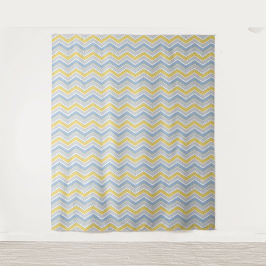 Zigzagpatroon wandkleed (Voorkant)