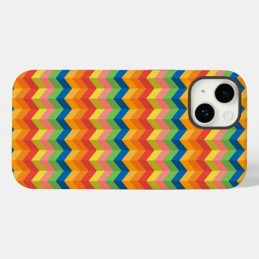 zigzagstreep Case-Mate iPhone case (Achterkant (horizontaal))