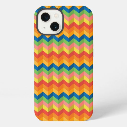 zigzagstreep iPhone hoesje (Achterkant)