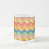 zigzagstreep matglas koffiemok (Center)