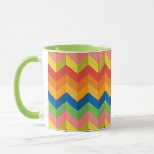 zigzagstreep mok (Links)