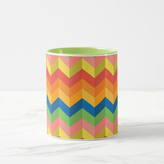 zigzagstreep mok (Midden)