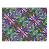 Zigzagvormig 'staafvormig' tafelkleed (Voorkant (Horizontaal))