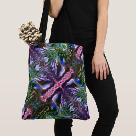 Zigzagvormig 'staafvormig' tote bag
