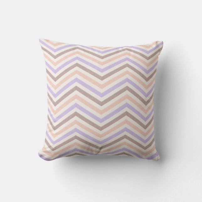 ZigZagZest Blush Roze Lavendel Kussen (Voorkant)