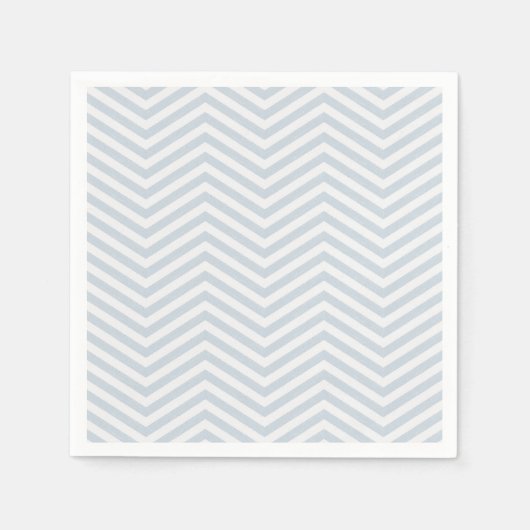 ZigZagZest Mist Blauw Servet (Voorkant)
