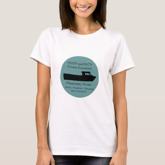 Zihuatanejo Charter Boats T-shirt (Voorkant)