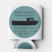 Zihuatanejo charterboten blikjeskoeler (Achterkant)