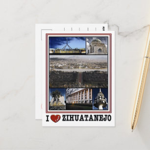 Zihuatanejo I Love - Mexico - Mosaic - Briefkaart