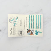 Zihuatanejo Mexico Uitnodiging huwelijkspaspoort (Binnen)