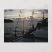 Zihuatanejo Sunset from Moira in ankerplaats Briefkaart (Voorkant)