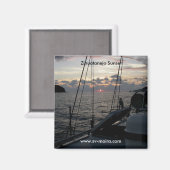 Zihuatanejo Zonsondergang van Moira in ankerplaats Magneet (Voorkant / Achterkant)