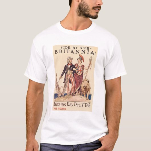 "zij aan zij - Britaniania" T-shirt (Voorkant)