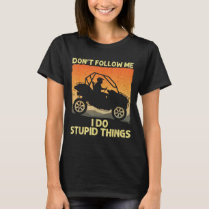 Zij-aan-zij ontwerp voor mannen vrouwen Utv Atv Sx T-shirt