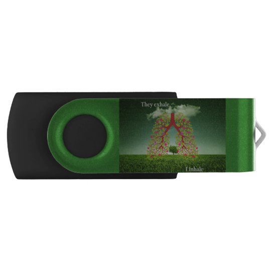 Zij ademen uit, inhaleer ik USB stick