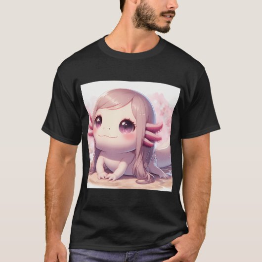 Zij als Axolotl T-shirt (Voorkant)