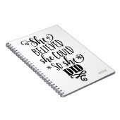 ZIJ BELIEVDE DAT ZE ZO GOED ZOU KUNNEN DOEN. NOTITIEBOEK (Rechterzijde)