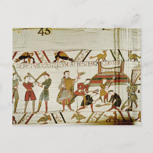 Zij construeren de berichten briefkaart (Voorkant)