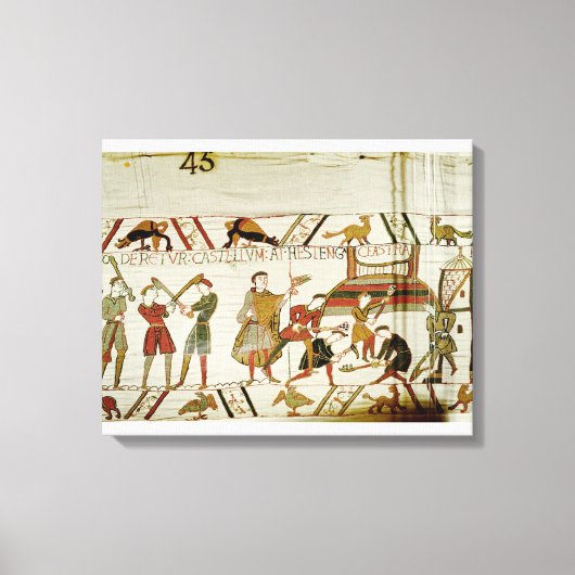 Zij construeren de berichten canvas afdruk (Voorkant)