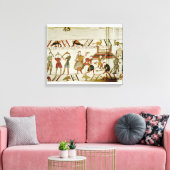 Zij construeren de berichten canvas afdruk (Insitu (Woonkamer))