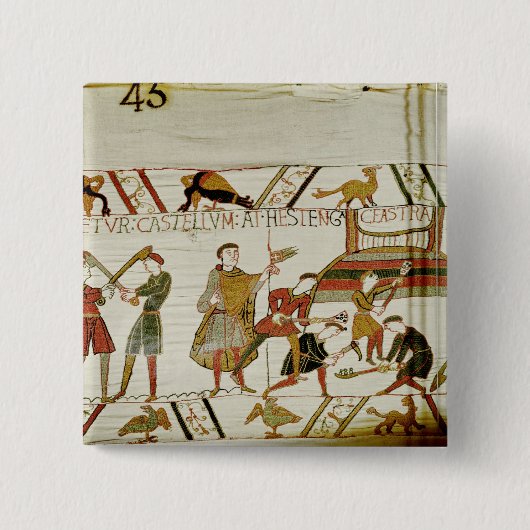 Zij construeren de berichten vierkante button 5,1 cm (Voorkant)