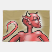 Zij Devil Theedoek (Horizontaal)
