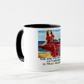 Zij die danst met Cattle Dogs... Mok (Voorkant links)