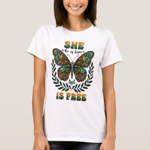 Zij die dapper is, is gratis T-Shirt