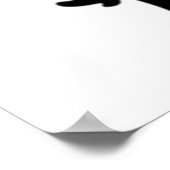 Zij die de kroon draagt, regelt kunst poster (Hoek)