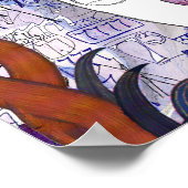 Zij die door de ruimte reist door Meghan Oona Poster (Hoek)