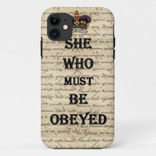 Zij die gehoorzaamd moet worden Case-Mate iPhone case