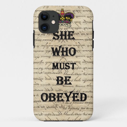 Zij die gehoorzaamd moet worden Case-Mate iPhone case (Achterkant)