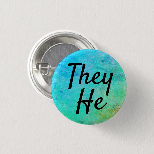 Zij die hij uitspeelt ronde button 3,2 cm (Voorkant /achterkant)