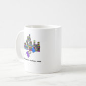 Zij die met de meeste Weefselwijn overlijdt Koffiemok (Voorkant links)