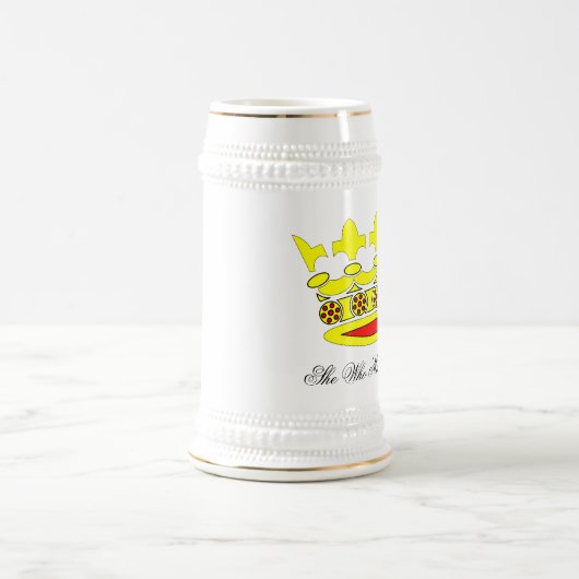 Zij die moet worden geobsedeerd bierpul (Center)