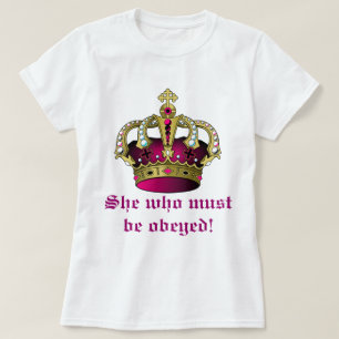 Zij die moet worden geobsedeerd t-shirt