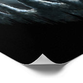 Zij die niet mag afdrukken (aanpasbare grootte) poster (Hoek)