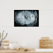 Zij die niet mag afdrukken (aanpasbare grootte) poster (Keuken)