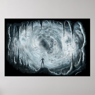 Zij die niet mag afdrukken (aanpasbare grootte) poster