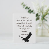 Zij die vertrouwen in de Inspiratie van de Schrift Briefkaart (Staand voorkant)